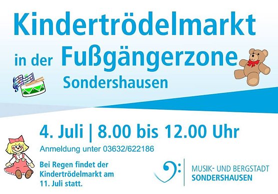 Kindertr&ouml;delmarkt ohne Standgeld (Foto: Stadt Sondershausen)