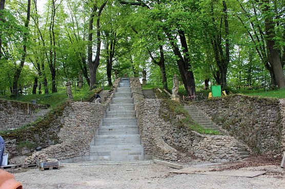 Die Gro&szlig;e Kaskade im Schloss zu Ebeleben ist fertig (Foto: Karl-Heinz Herrmann)