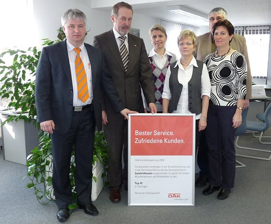 DAK-Auszeichnung (Foto: Karl-Heinz Herrmann)