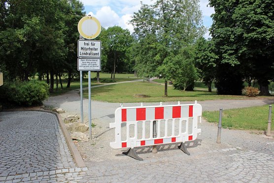 Schlosspark Sondershausen gesperrt  (Foto: Karl-Heinz Herrmann)