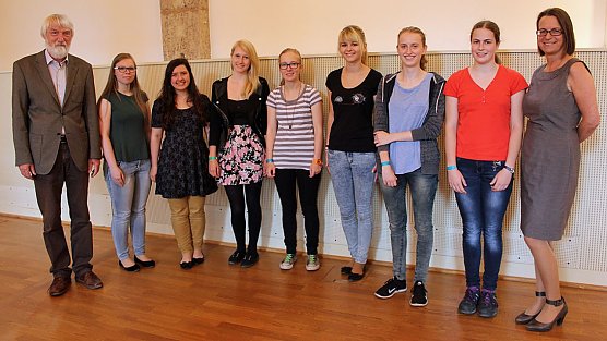 Zertifikats&uuml;bergabe an die Musikmentoren (Foto: Karl-Heinz Herrmann)