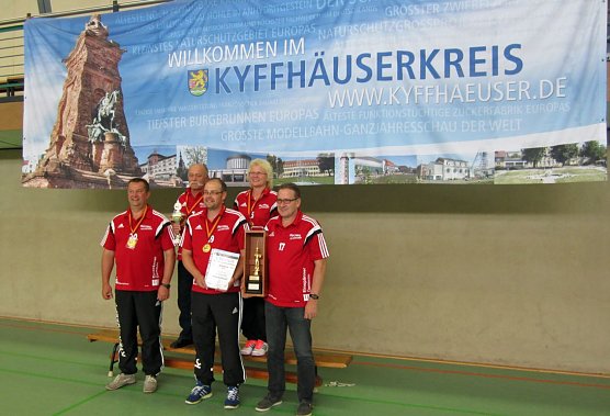 Erfolgreich beim Bosseln (Foto: Landratsamt Kyffh&auml;userkreis)