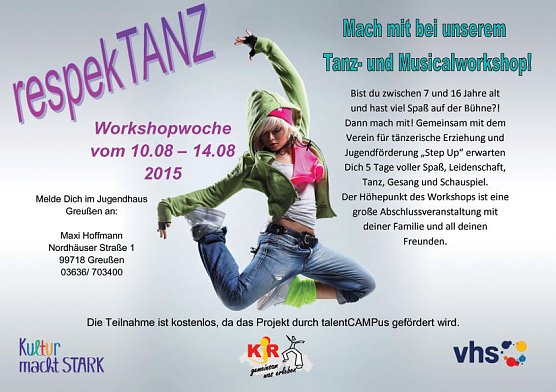 "respekTANZ" (Foto: Kreisjugendring) "respekTANZ" (Foto: Kreisjugendring)