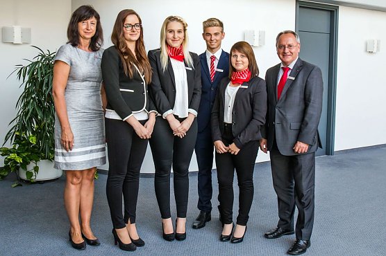 Berufsstarter in der Kyffh&auml;usersparkasse (Foto: Kyffh&auml;usersparkasse)