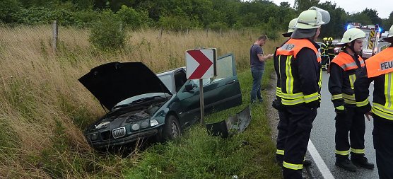 Unfall auf der B4 (Foto: nnz)