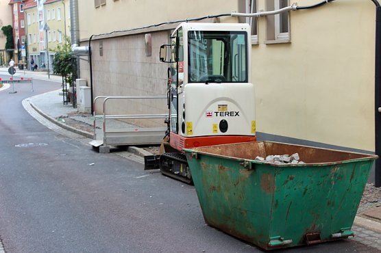 Einbruch und Stra&szlig;ensperrung (Foto: Karl-Heinz Herrmann)