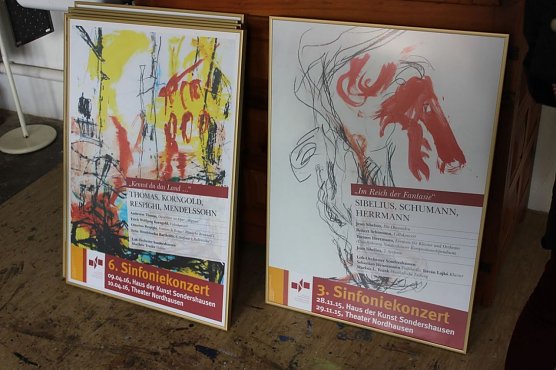 Die besondere Plakataktion (Foto: Karl-Heinz Herrmann)