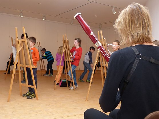 Begegnung zwischen Musik und bildender Kunst (Foto: Birgit Susemihl)