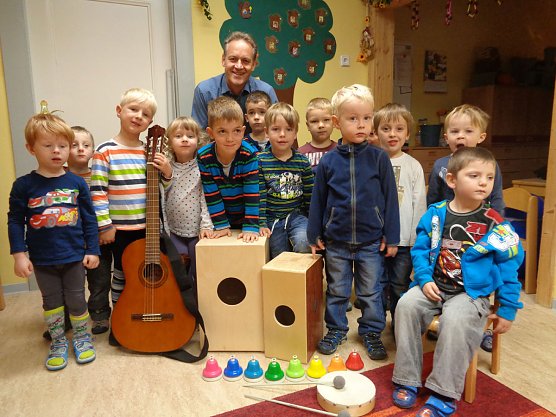 Musizieren kann jeder (Foto: Kindervilla Bad Frankenhausen)