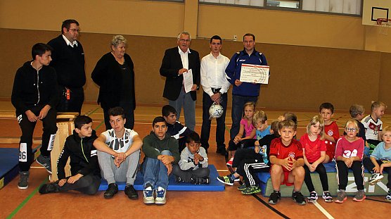 1:0 f&uuml;r ein Willkommen" (Foto: Bernd Wollweber)