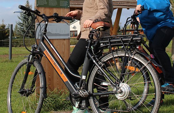 Mit dem E-Bike durch den Kyffh&auml;userkreis (Foto: Julia Hornickel)