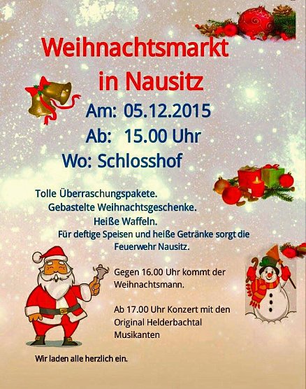 Weihnachtsmärkte am Wochenende (Foto: Privat) Weihnachtsmärkte am Wochenende (Foto: Privat)