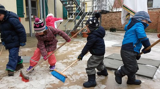 Vereisung beseitigt (Foto: Kita Rockstedt)
