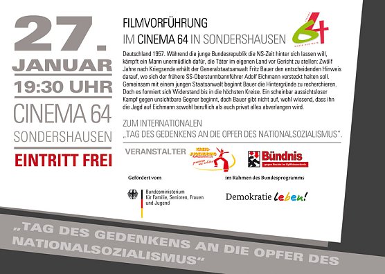 Kostenfreie Filmvorf&uuml;hrung im Kino Sondershausen (Foto: Kreisjugendring)