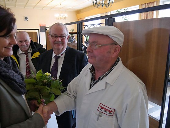 Zu Meisterjubiläum in Greußen (Foto: Landratsamt Kyffhäuserkreis) Zu Meisterjubiläum in Greußen (Foto: Landratsamt Kyffhäuserkreis)