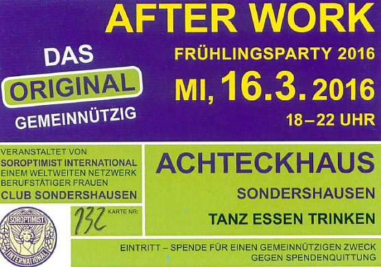 AFTER WORK Party in Sondershausen (Foto: Privat)