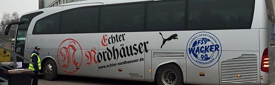 Angekommen im Sportforum (Foto: Wacker Nordhausen)