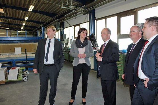 Firma Linn High Therm besucht (Foto: Karl-Heinz Herrmann)