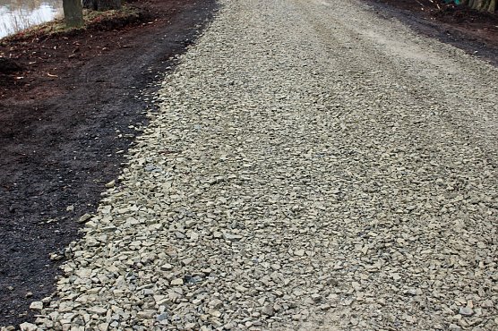 Waldwegebau im Hammatal von Sondershausen (Foto: Karl-Heinz Herrmann)