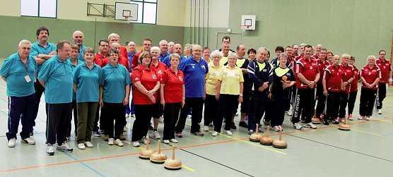 Dritte Runde zur Th&uuml;ringenmeisterschaft im Bosseln (Foto: BRSG Kyffh&auml;user)