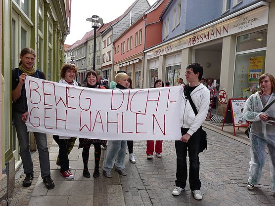 Beweg Dich - Geh w&auml;hlen (Foto: Karl-Heinz Herrmann)