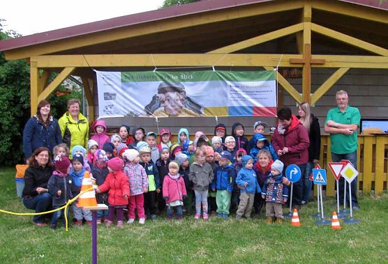 Verkehrssicherheitstag der ev. Kita Heldrungen (Foto: Bernd Müller) Verkehrssicherheitstag der ev. Kita Heldrungen (Foto: Bernd Müller)