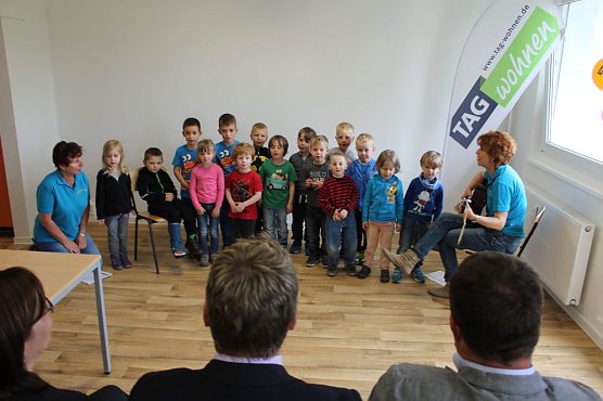 Gemeinschaftstreff im Scheckenfeld &uuml;bergeben (Foto: Karl-Heinz Herrmann)