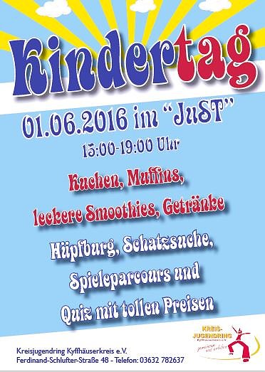 Kindertagsfeier im JuST (Foto: JUST Sondershausen)