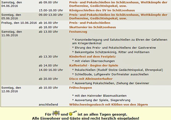 Sch&uuml;tzenfest und Ausstellung (Foto: Sch&uuml;tzenverein Wiedermuth)