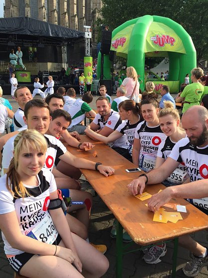 Wir sind ein Team. Wir sind dabei. (Foto: Landratsamt Kyffh&auml;userkreis)