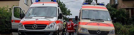 Bilder von der Großübung (Foto: Thomas Zelmer) Bilder von der Großübung (Foto: Thomas Zelmer)