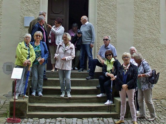 ... unterwegs mit Petra Wäldchen (Foto: Stadtmarketing Bad Frankenhausen) ... unterwegs mit Petra Wäldchen (Foto: Stadtmarketing Bad Frankenhausen)