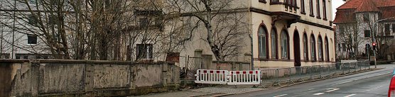 Abriss des alten Finanzamtes in Sondershausen (Foto: Karl-Heinz Herrmann)