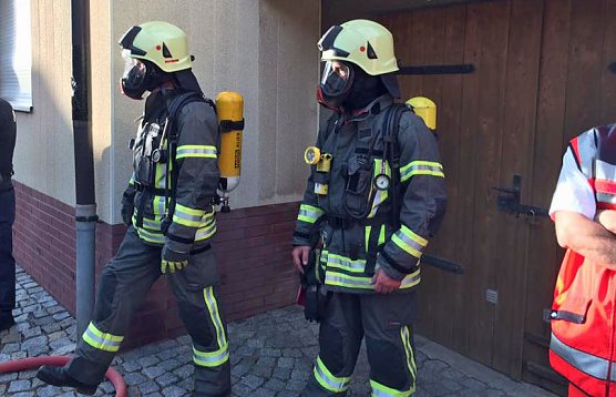 Brand in Artern (Foto: Privat)