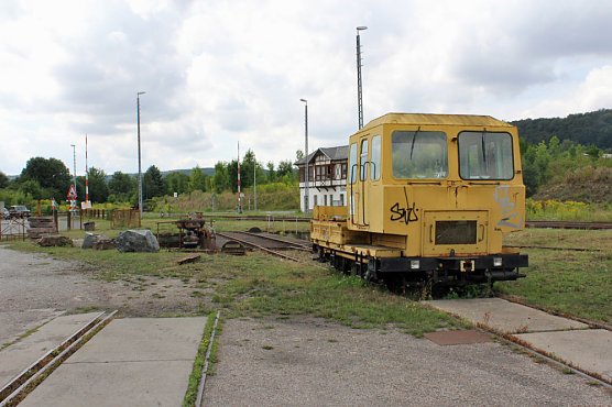 Strom f&uuml;r den Lokschuppen (Foto: Karl-Heinz Herrmann)