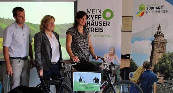 Radweg in die Steinzeit in der Planungsphase (Foto: Karl-Heinz Herrmann)