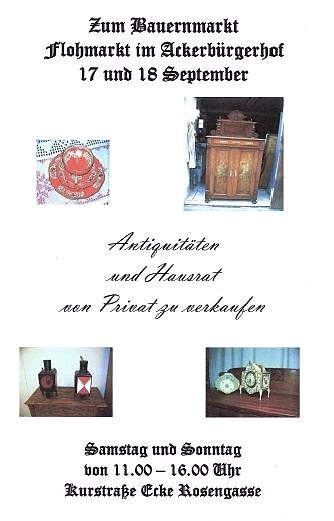 Familien- Kindersachen & Kleiderbasar (Foto: Stadtmarketing Bad Frankenhausen)