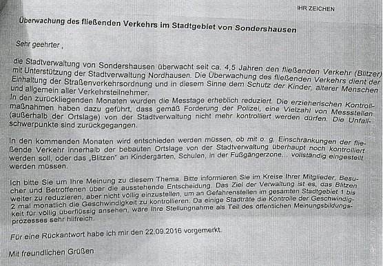 Aus dem Stadtrat von Sondershausen (2) (Foto: Privat) Aus dem Stadtrat von Sondershausen (2) (Foto: Privat)