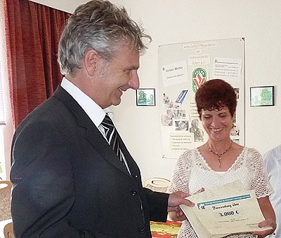 Lottomittel f&uuml;r Volkssolidarit&auml;t Artern (Foto: Karl-Heinz Herrmann)