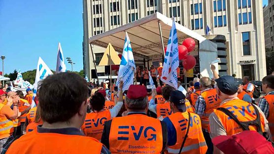 EVG fordert Tariferh&ouml;hung (Foto: Eisenbahn- und Verkehrsgewerkschaft)