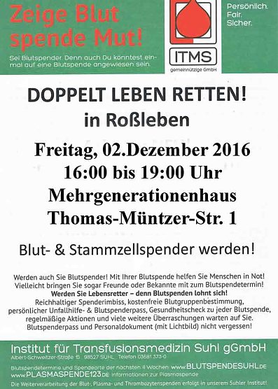 blutspende (Foto: Privat) blutspende (Foto: Privat)