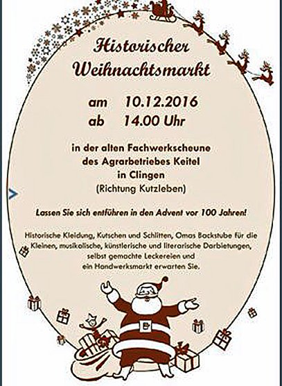 Bauernweihnachten in Clingen (Foto: Privat)