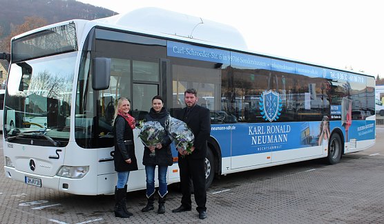Regionalbusgesellschaft mit neuer Werbung und mehr (Foto: Karl-Heinz Herrmann)