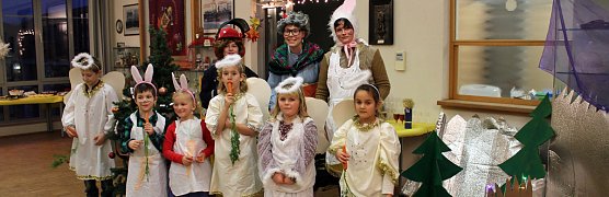 Hase Hops im Weihnachtsstress (Foto: Karl-Heinz Herrmann)