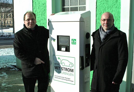 E-Mobility-Ladenetz wird geschaffen (Foto: Stadtwerke Sondershausen) E-Mobility-Ladenetz wird geschaffen (Foto: Stadtwerke Sondershausen)