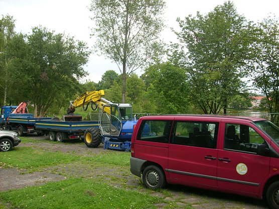 Baubeginn Parksee Sondershausen (Foto: Karl-Heinz Herrmann)