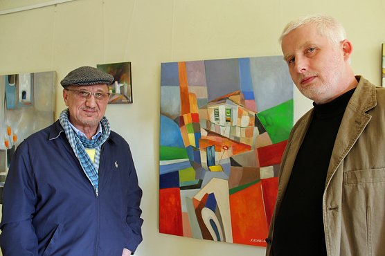 Syrischer Maler stellt in Sondershausen aus (Foto: Karl-Heinz Herrmann) Syrischer Maler stellt in Sondershausen aus (Foto: Karl-Heinz Herrmann)