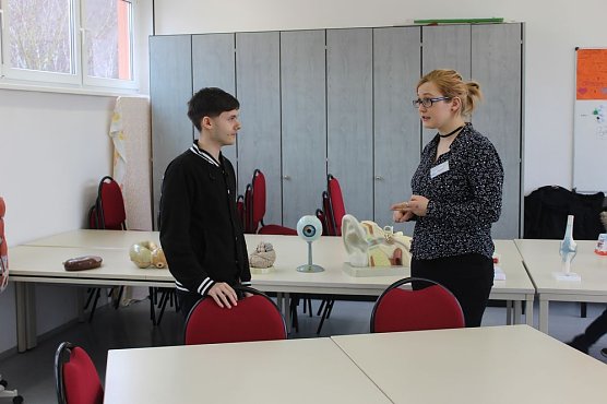 Der Blick in die Fachschule (Foto: Karl-Heinz Herrmann)