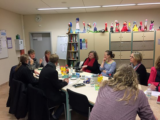 Genossen in der &Ouml;stertalschule Sondershausen (Foto: SPD Sondershausen)
