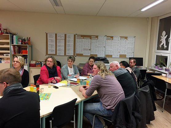 Genossen in der &Ouml;stertalschule Sondershausen (Foto: SPD Sondershausen)